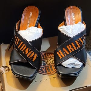 Harley davidson wedges/sandles